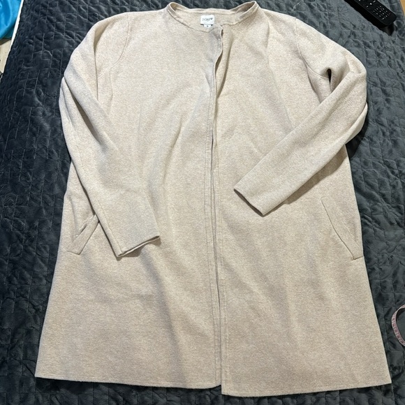 J Crew Woman’s 100% Cotton Open Cardigan With Pockets - Picture 9 of 10